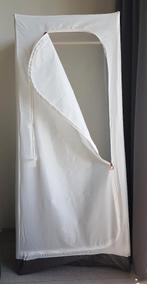 Combi IKEA Vuku kleding kast + Skubb opberger met 6 vakken, Kunststof, Gebruikt, 25 tot 50 cm, 100 tot 150 cm