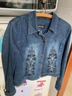 jasje Nicowa denim met swarovski steentjes  - maat 40, Kleding | Dames, Ophalen of Verzenden, Gedragen, Maat 38/40 (M), Blauw