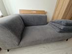 Grijze Bank met Kussens, Ophalen, Gebruikt, Tweepersoons, 75 tot 100 cm