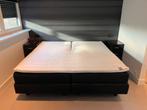 Auping original box 200/200, Ophalen, Gebruikt, Zwart, Tweepersoons