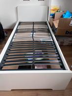 Ikea Bed, 90 cm, Eenpersoons, Wit, Ophalen of Verzenden