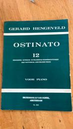 Gerard Hengeveld Ostinato 12 eenvoudige ritmische en melodis, Ophalen of Verzenden, Gebruikt, Les of Cursus, Klassiek