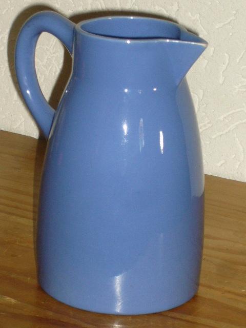 Plazuid Gouda Chocoladekan Paarsblauw, Antiek en Kunst, Antiek | Keramiek en Aardewerk, Ophalen