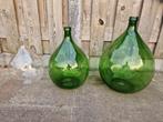 3 Grote wijn flessen, 10+ 20+ 30ltr. + meer tuin brocante., Ophalen of Verzenden