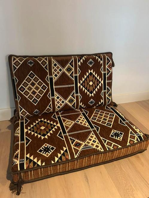 Ottomaanse kussens gevuld, Huis en Inrichting, Woonaccessoires | Kussens, Gebruikt, Wit, Ophalen of Verzenden