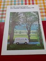 Volkswagen Transporter T2a Campingwagen - NL folder 1971, Volkswagen, Verzenden, Zo goed als nieuw, Volkswagen