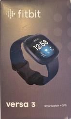 Fitbit Versa 3, zwart, Zwart, Ophalen of Verzenden, Zo goed als nieuw, GPS