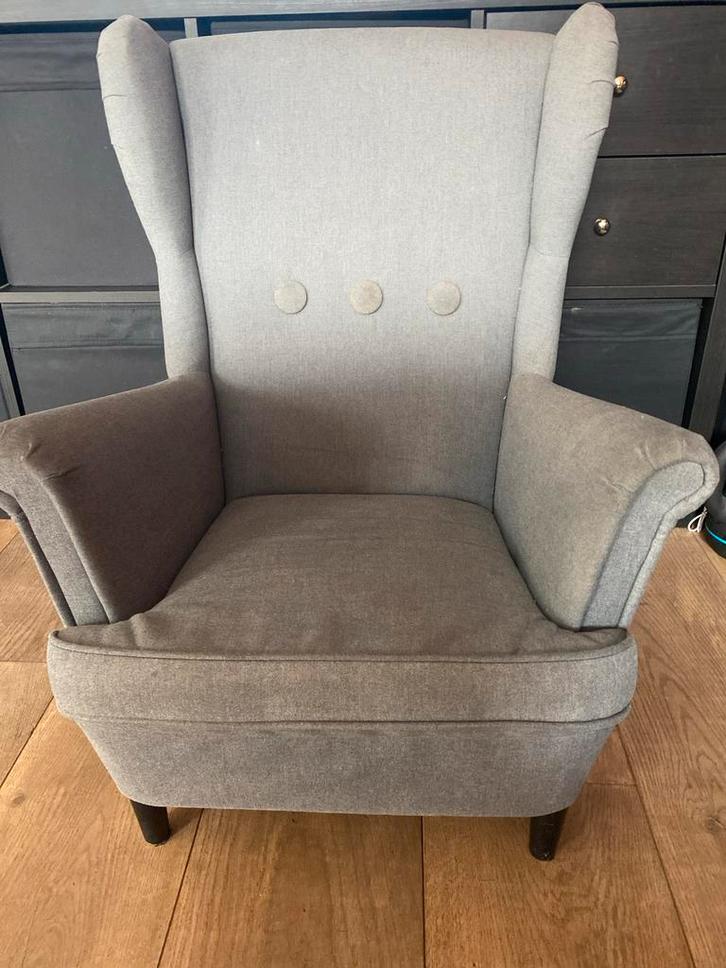 IKEA kinderfauteuil - gebruikt, Huis en Inrichting, Fauteuils, Gebruikt, Stof, Minder dan 50 cm, Minder dan 75 cm, Ophalen of Verzenden