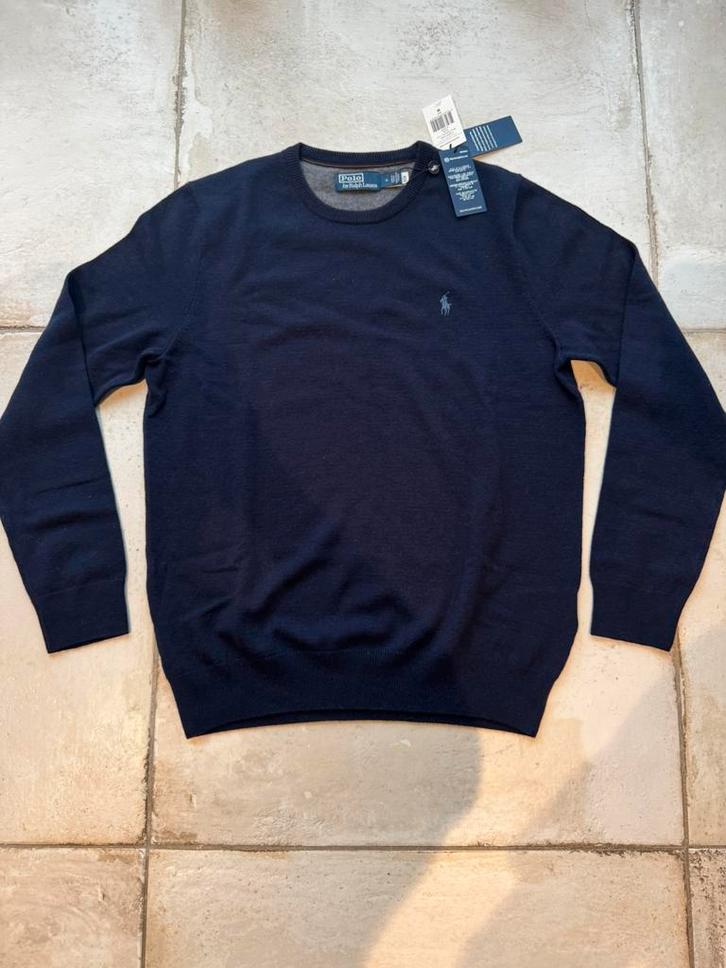Nieuwe originele Ralph Lauren crewneck sweater trui M en XL, Kleding | Heren, Truien en Vesten, Nieuw, Blauw, Ophalen of Verzenden