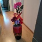 leuke bloemenvaas met kunstbloemen, Huis en Inrichting, Ophalen, Gebruikt