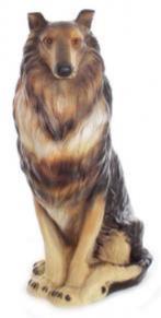 polyester beeld / lassie, Ophalen, Nieuw, Kunststof, Dierenbeeld