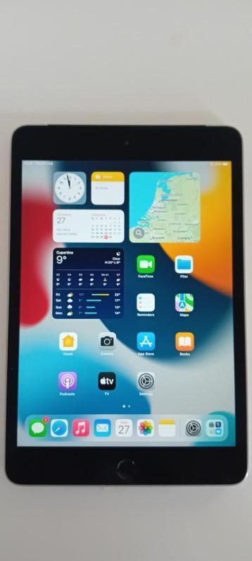 Apple iPad mini 4 128GB Wifi + 4G met oplader en usb-kabel beschikbaar voor biedingen