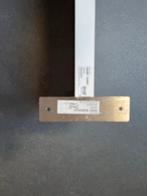 Wandplank Hoogglans Wit met RVS Ophangsysteem, Huis en Inrichting, Keuken | Keukenelementen, Ophalen, Minder dan 50 cm, Wit, Nieuw