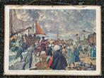 Aankomst van Willem I te Scheveningen, 1813, Antiek en Kunst, Antiek | Schoolplaten, Geschiedenis, Ophalen of Verzenden