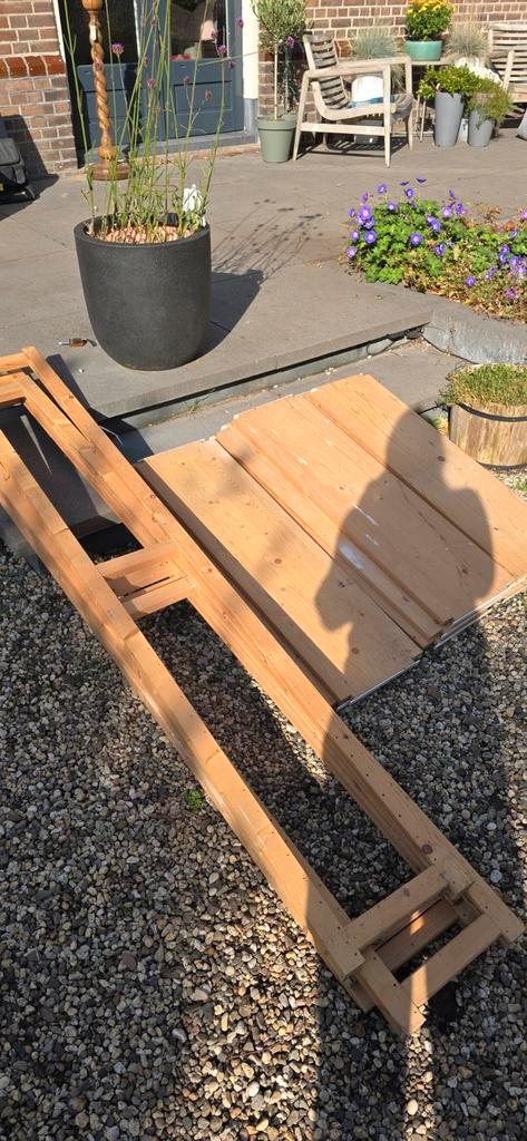 Houten Stellingkasten (2x) met 7 Planken, Doe-het-zelf en Verbouw, Hout en Planken, Plank, Overige houtsoorten, Minder dan 200 cm