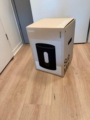 Sonos Sub Mini Zwart - Nieuwstaat, inclusief doos beschikbaar voor biedingen
