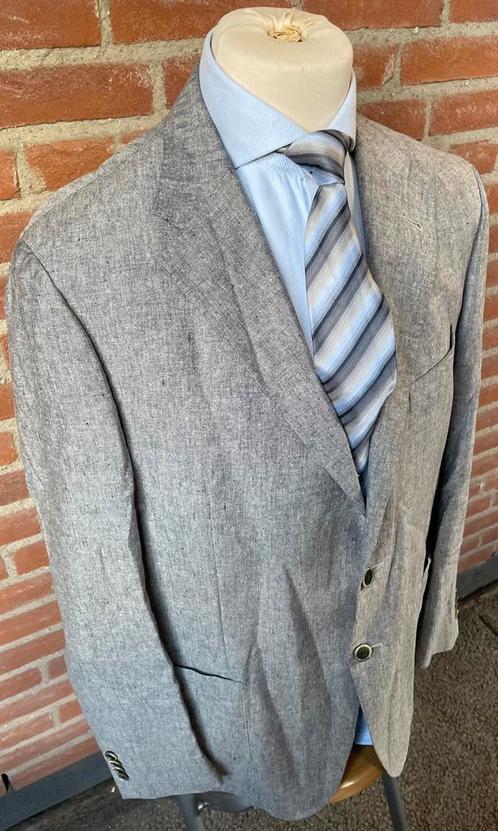 Nieuw Corneliani jasje, 51 Zijde, 49 Linnen Mt 56R, Kleding | Heren, Kostuums en Colberts, Nieuw, Maat 56/58 (XL), Grijs, Ophalen of Verzenden