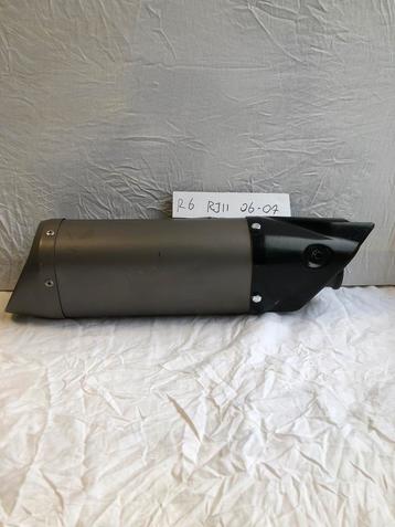 Yamaha R6 RJ11 Titanium einddemper uitlaat beschikbaar voor biedingen