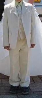 trouwpak/ 5-delig kostuum jongen maat 134, Ophalen of Verzenden, Zo goed als nieuw, Jongen