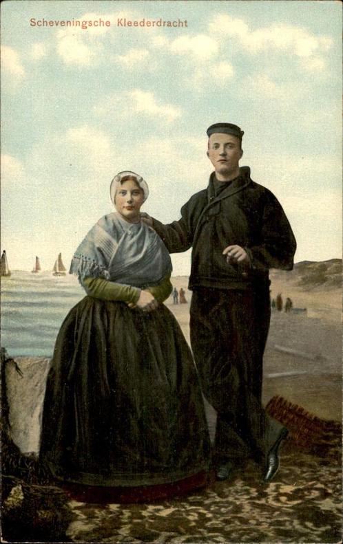 Scheveningen Kleederdracht 1910, Verzamelen, Ansichtkaarten | Nederland, Ongelopen, Zuid-Holland, Voor 1920, Verzenden