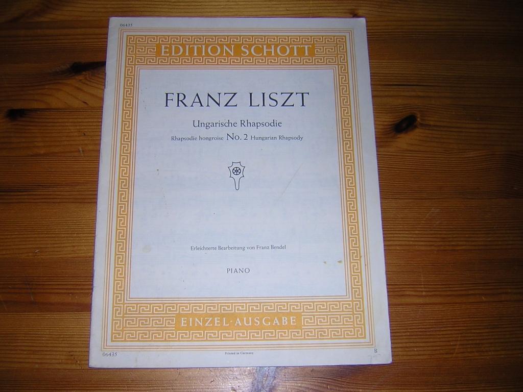 Liszt - rhapsodie hongroise, Gebruikt, Ophalen of Verzenden, Artiest of Componist, Accordeon