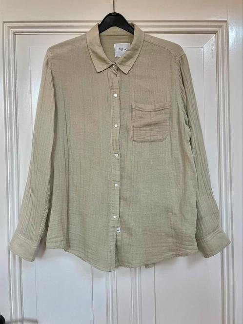 RAILS ruimvallende blouse Ellis maat XL, Kleding | Dames, Blouses en Tunieken, Zo goed als nieuw, Maat 46/48 (XL) of groter, Groen