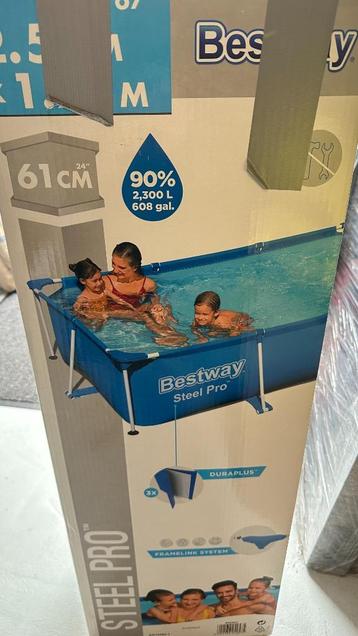 Bestway Steel Pro - 259 x 170 x 61 cm beschikbaar voor biedingen