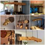 MAATWERK hanglampen | boomstam lampen | o.a. EIKENHOUT, Huis en Inrichting, Lampen | Hanglampen, Houtatelier M.Y., Info@myhoutatelier.nl