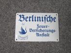 BERLINISCHE EMAILLE RECLAMEBORD, Verzamelen, Merken en Reclamevoorwerpen, Ophalen, Gebruikt, Reclamebord