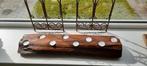 Grote teak waxinelicht plank, stoer, robuust, binnen, buiten, Ophalen of Verzenden, Zo goed als nieuw, Hout, Minder dan 25 cm