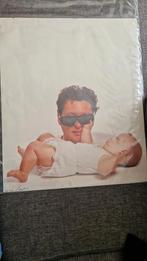 Foto van Barry Hay met zijn baby, gelimiteerde oplage, Ophalen of Verzenden
