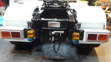 Trekhaak zwart truck vrachtwagen 1:14 Tamiya Wedico Robbe beschikbaar voor biedingen