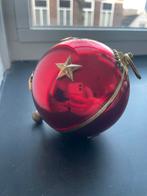 Mooie oude, vintage muziek kerstbal, 3 Suisses, Diversen, Kerst, Ophalen of Verzenden, Zo goed als nieuw