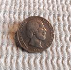 Speldje gemaakt van 50 cent Koning Willem 3 - 1859, Postzegels en Munten, Munten | Nederland, ½ gulden, Koning Willem III, Zilver