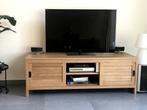Ethnicraft tv meubel massieve eik, Huis en Inrichting, Ophalen, 150 tot 200 cm, Eikenhout, Zo goed als nieuw