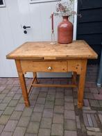 Brocante tafel, Huis en Inrichting, Ophalen, Gebruikt, 100 tot 150 cm, Brocante, antiek
