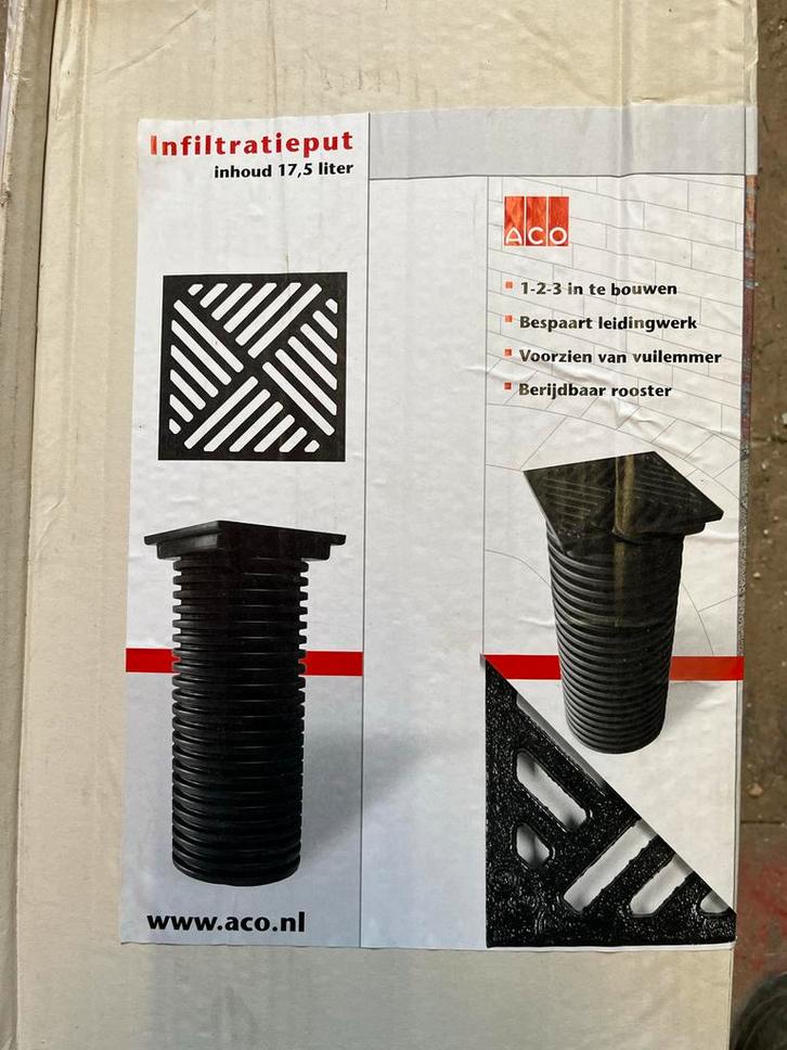3x Infiltratieput - Nieuw!, Doe-het-zelf en Verbouw, Buizen en Afvoer, Nieuw, Afvoer, Pvc, Minder dan 2 meter, 80 mm of meer, Ophalen
