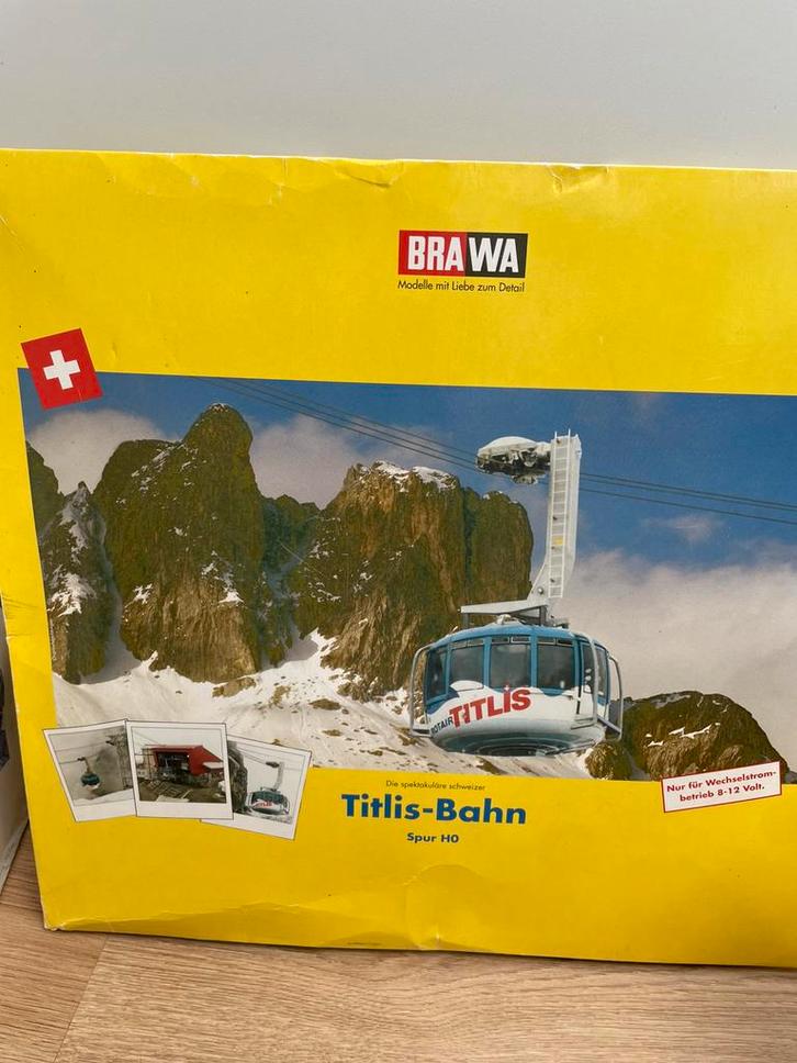 BRAWA TITLIS BAHN 6330 HO ( 1 stuks ), Hobby en Vrije tijd, Modeltreinen | H0, Zo goed als nieuw, Brug, Tunnel of Gebouw, Gelijkstroom of Wisselstroom