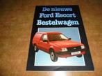 brochure Ford Escort bestelwagen  1981, Ophalen of Verzenden, Zo goed als nieuw, Ford