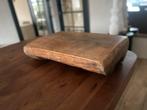 Massief houten plateau/ tapasplank/ borrelplank, Ophalen of Verzenden, Zo goed als nieuw