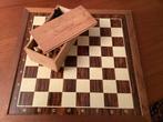Mooi houten schaakspel zgan, Hobby en Vrije tijd, Gezelschapsspellen | Bordspellen, Ophalen, Zo goed als nieuw