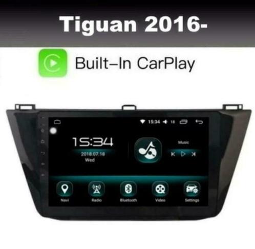 Vw Tiguan vanaf 2016 radio navigatie android 10 dab+ carplay, Auto diversen, Autoradio's, Ophalen of Verzenden