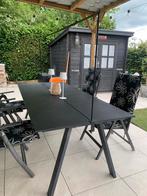 Buitentafel 6 personen, Ophalen, Zo goed als nieuw, Rechthoekig, Kunststof