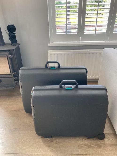 Set van 2 samsonite koffers reiskoffers, Sieraden, Tassen en Uiterlijk, Koffers, Gebruikt, Hard kunststof, Ophalen