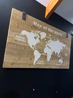 Wereldkaart Wandbord 80x140cm, Ophalen, Nieuw