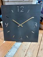 Moderne metalen wandklok, Ophalen, Gebruikt, Analoog, Wandklok