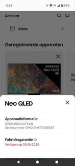 Samsung 65" Neo QLED 4K Smart TV (2021), Audio, Tv en Foto, Televisies, Ophalen, Samsung, 100 cm of meer, 4k (UHD)