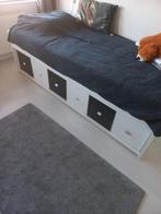 Net bed met opbergruimte eronder, Ophalen, Zo goed als nieuw, Eenpersoons