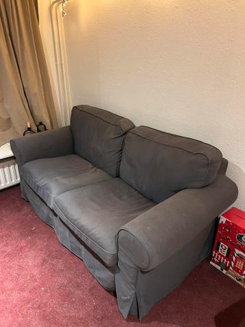 GRATIS AFHALEN Grijze Ikea Ektorp tweepersoons bank - afbeelding 3