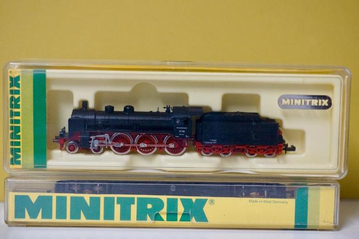 Minitrix N 51 2077 00 Dampflok BR 17 212 der DR, Hobby en Vrije tijd, Modeltreinen | N-Spoor, Zo goed als nieuw, Locomotief, Gelijkstroom